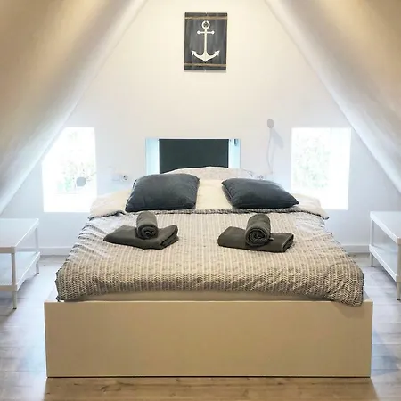 بيت للعطل Traumhaus Am Weserstrand