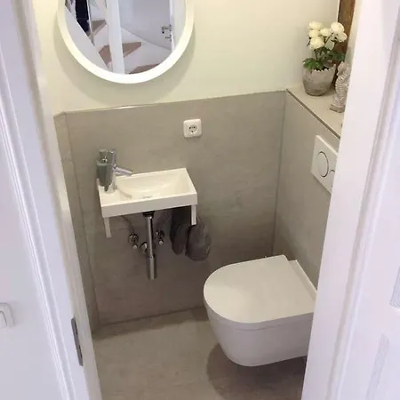 بيت للعطل Traumhaus Am Weserstrand *